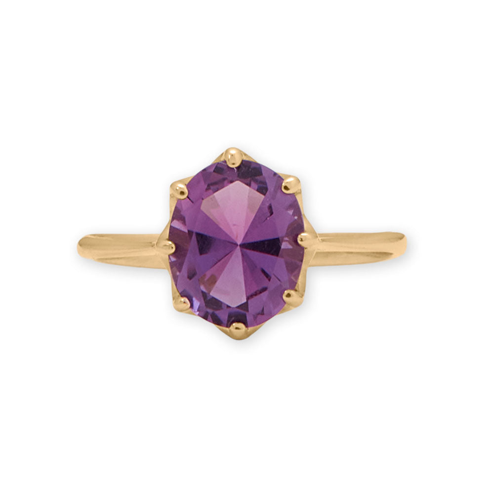 14 Karat Gold Precision Cut Amethyst Ring from Sparks and Gem (A+ BBB Rating)
- Get your rings, bracelet, necklace, earrings, charms, chains, anklets in various colours, newest styles, and designs like beaded, cocktails, wedding bands, statements, geometric, gemstones, spinners, spoons, cushion, baguette, tapered, long, short, collars, chokers, layered, bangles, cuff, studs, climbers, bar, and morej