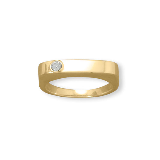 Crystal Bar Ring